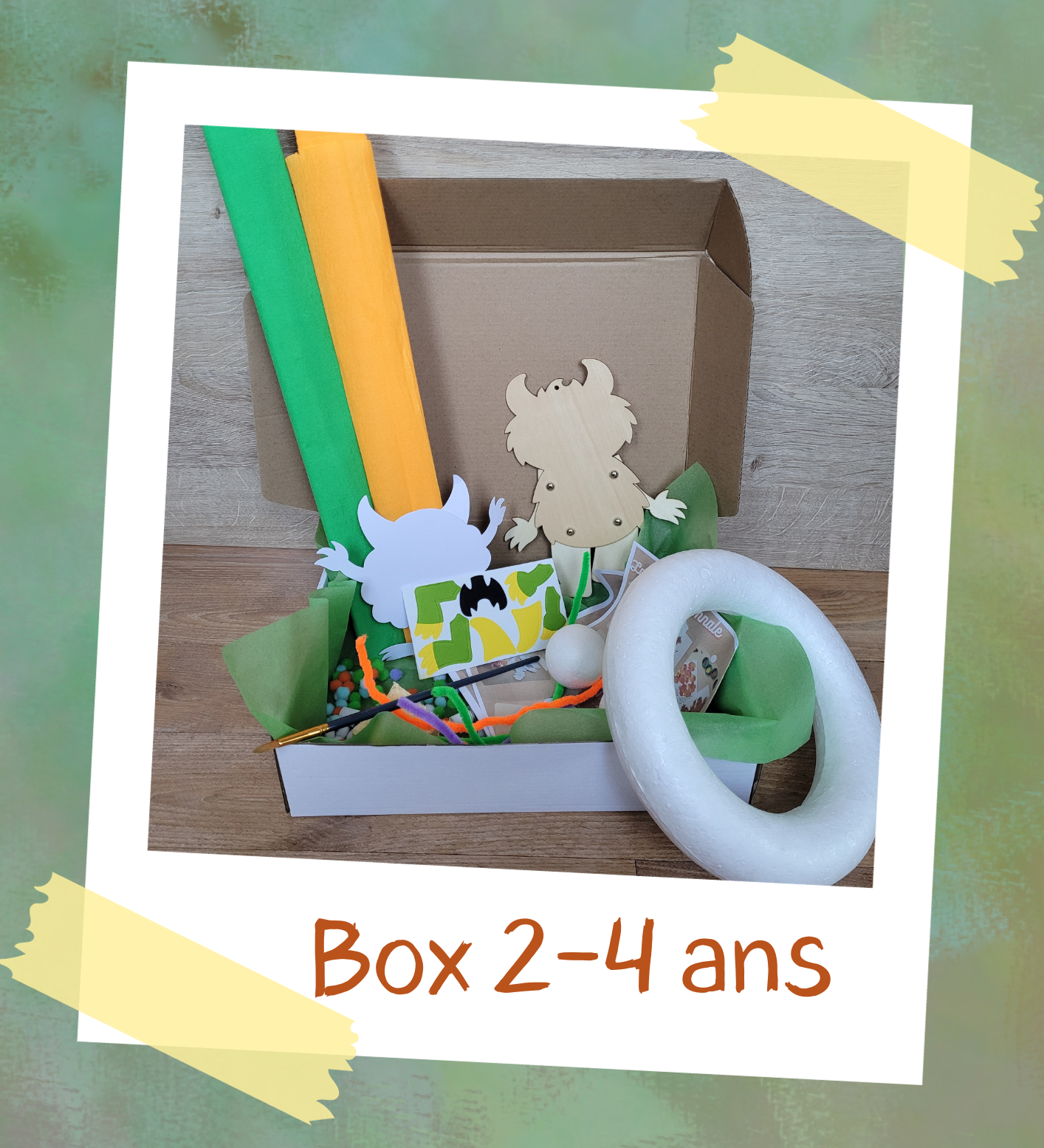 Box 2-4 ans : Un monstre à chaussettes !